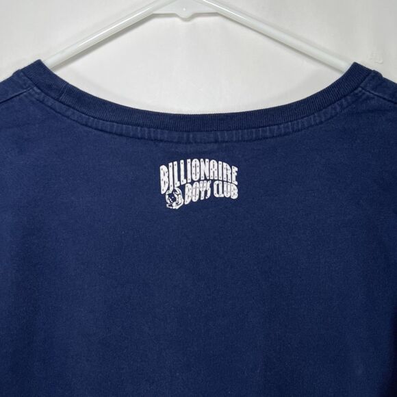 Billionaire Boys Club Spaceman T Shirt Mens Size XXL 2XL Navy Blue Short Sleeve - Picture 9 of 10
